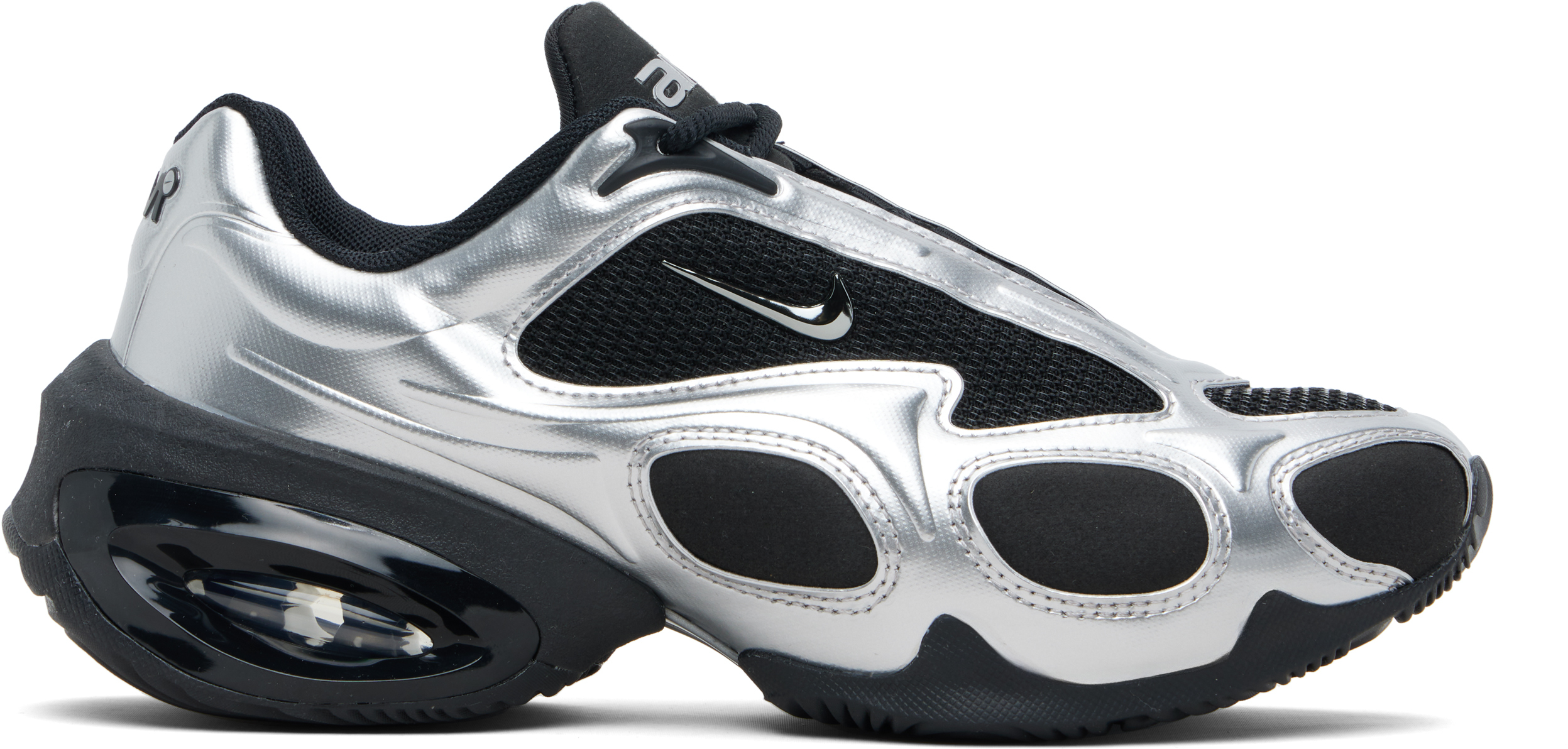 Black & Silver Air Max Muse Sneakers