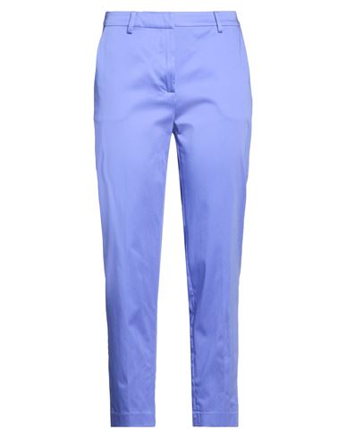 Woman Pants Purple Size 6 Cotton, Elastane
