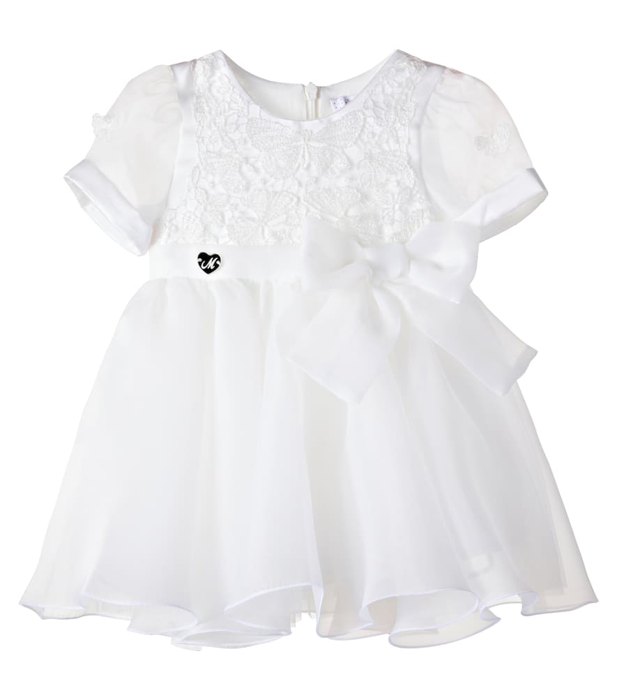 Baby lace-trimmed dress