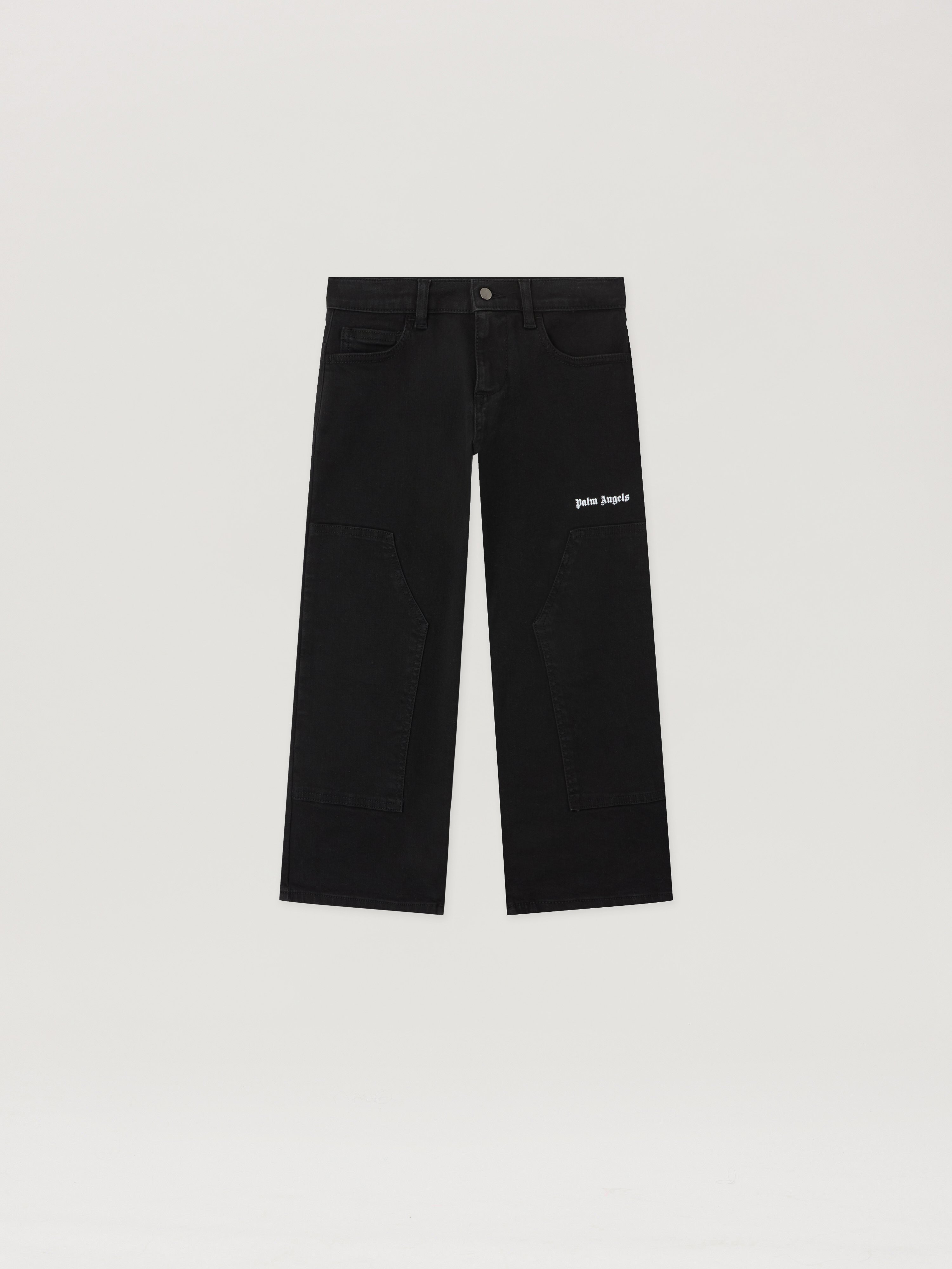 Logo Carpenter Pants Kids  Nero/black