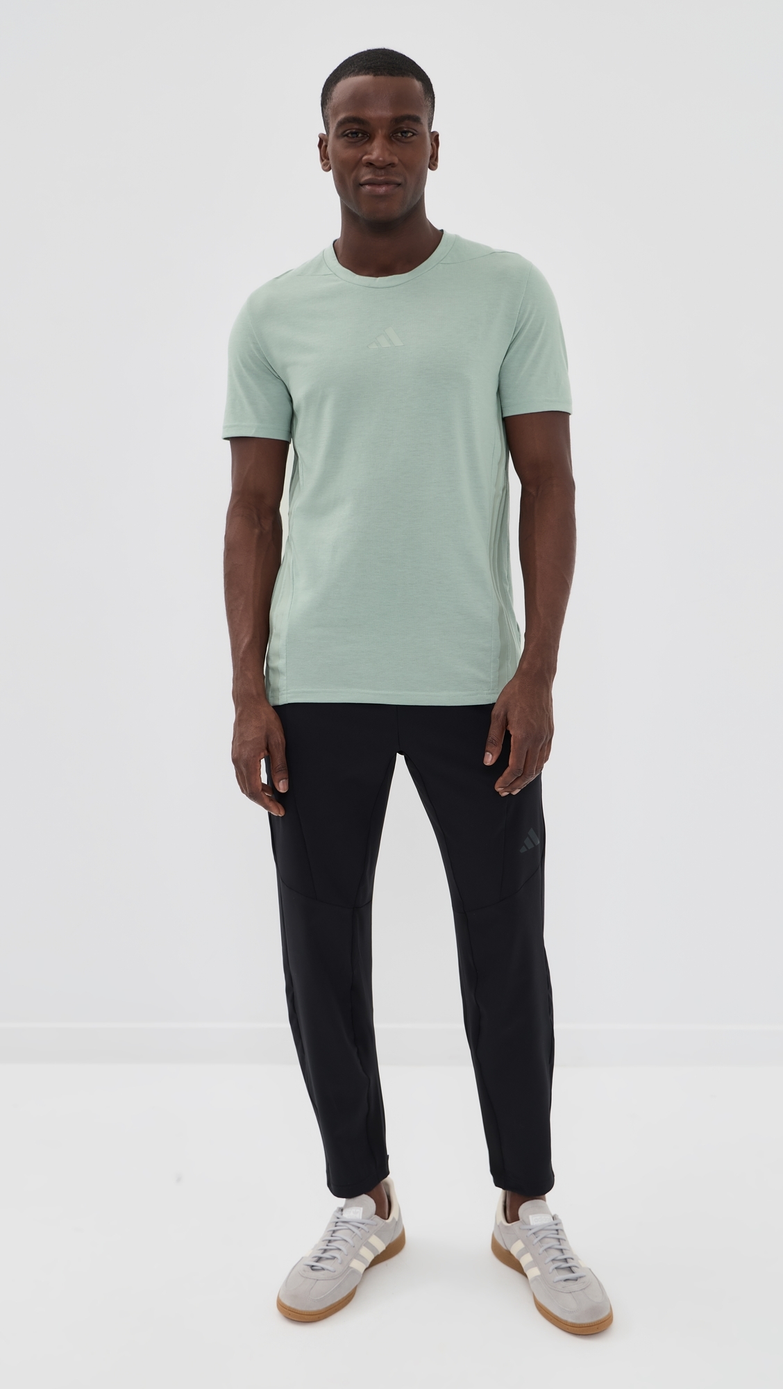 Designed For Training 3 Stripe Workout Tee Wonder Sage