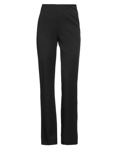 Woman Pants Black Size 2 Polyester, Elastane
