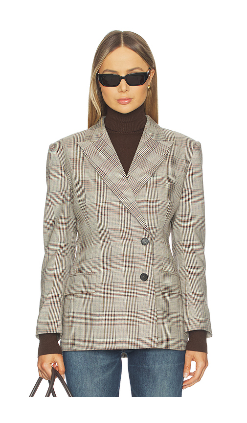 ANINE BING Aretha Blazer in Taupe. - L also in M