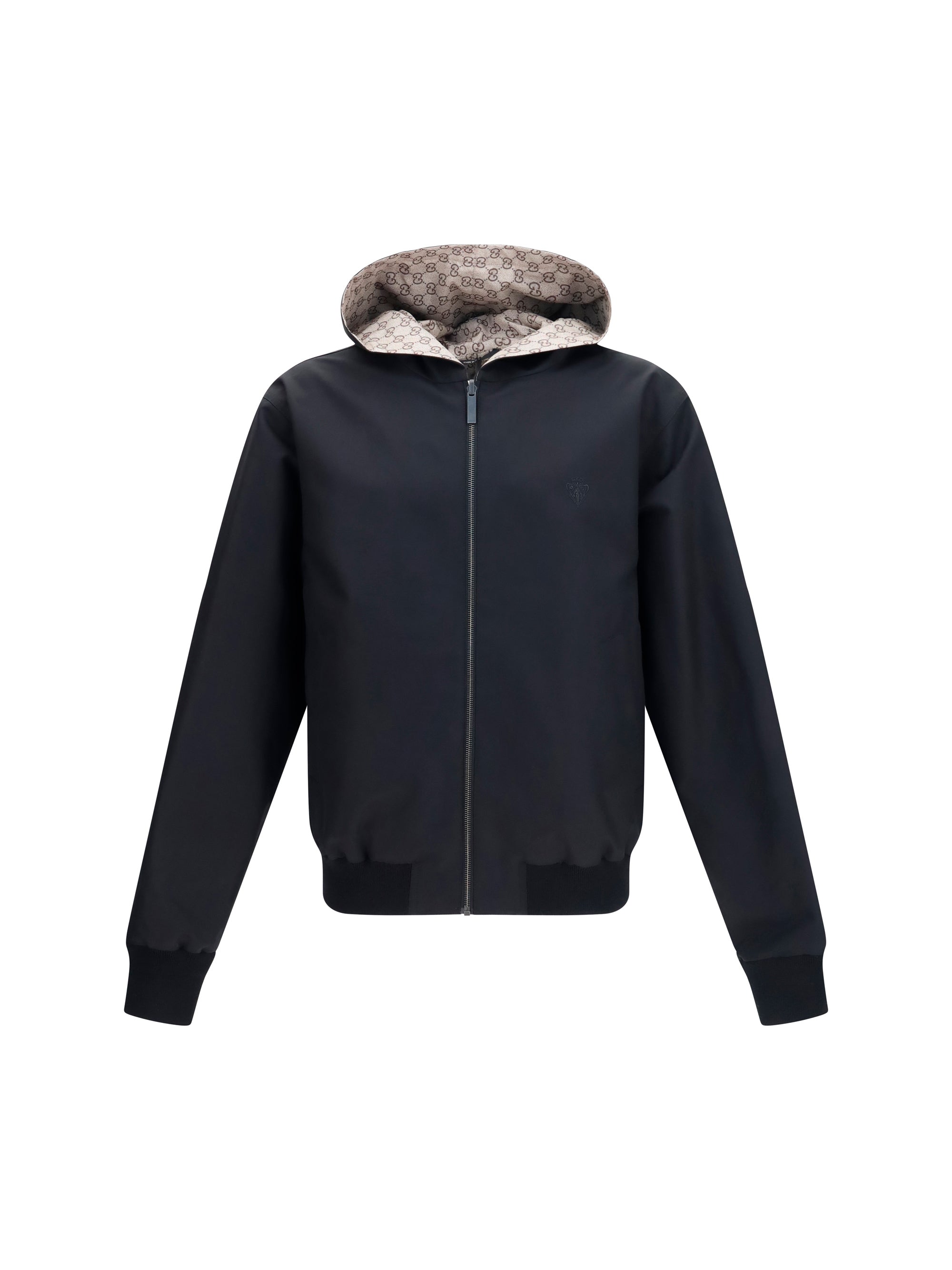 Reversible Zip Jacket — Black