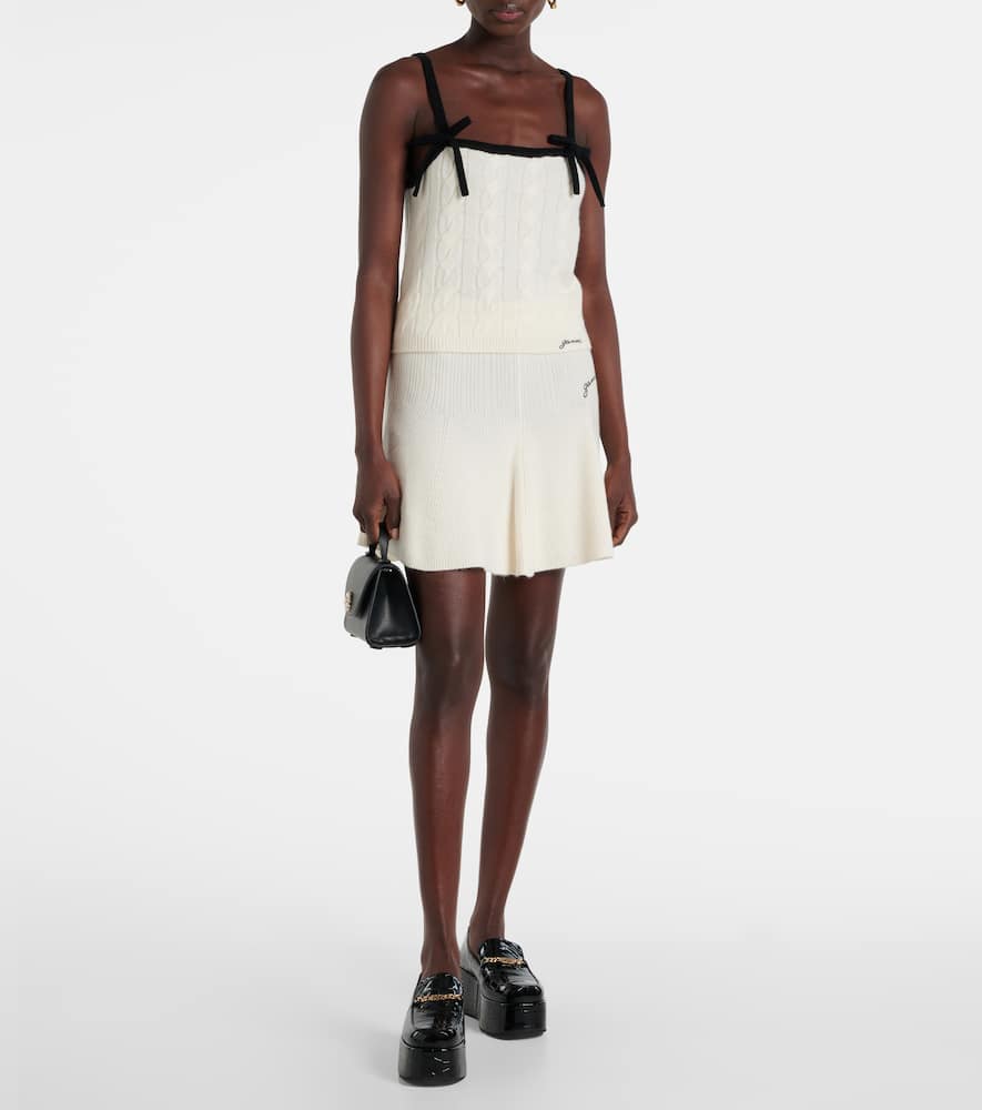 Wool and cashmere top