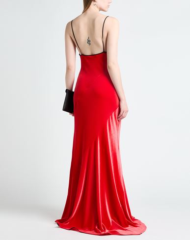 Philosophy Di Lorenzo Serafini Woman Maxi dress Red Size 6 Polyester, Elastane