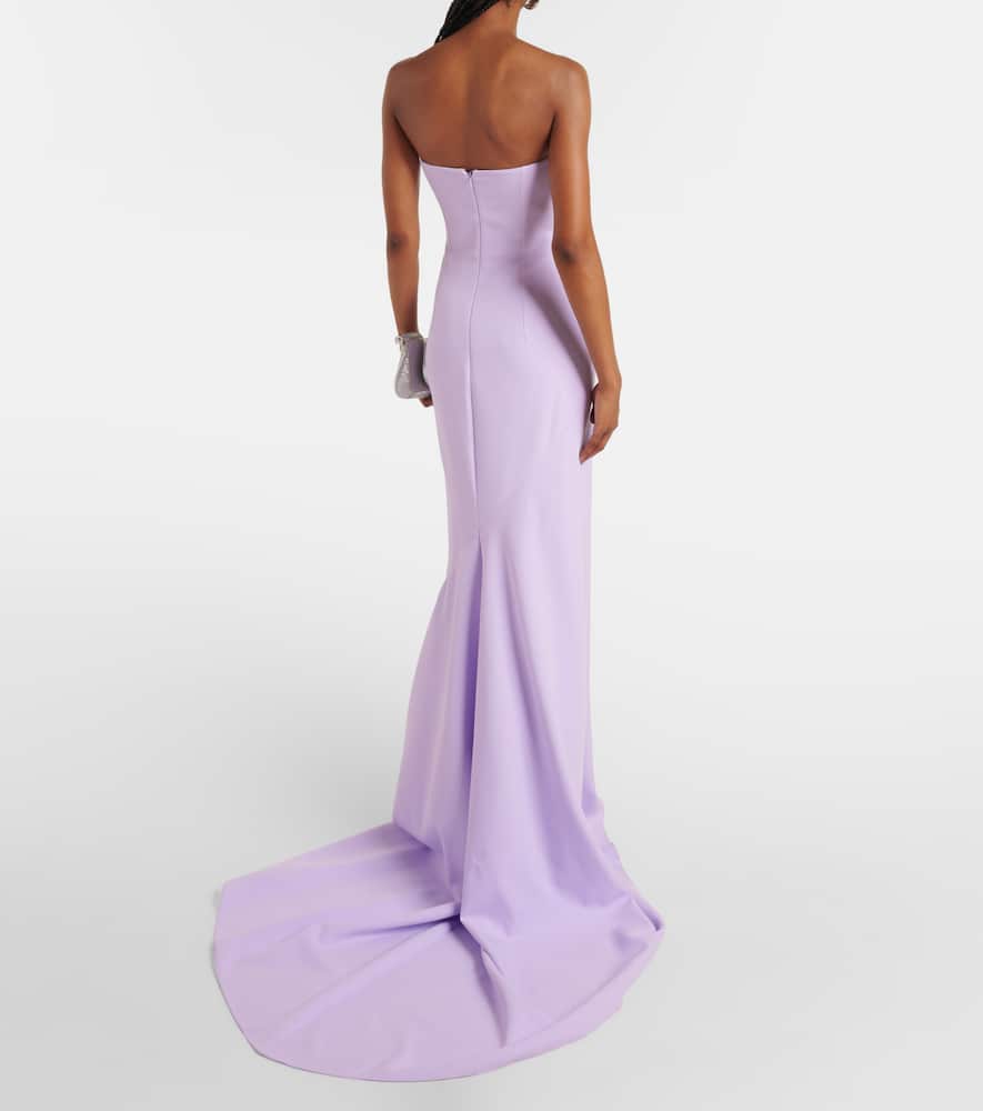 Sofie crêpe gown