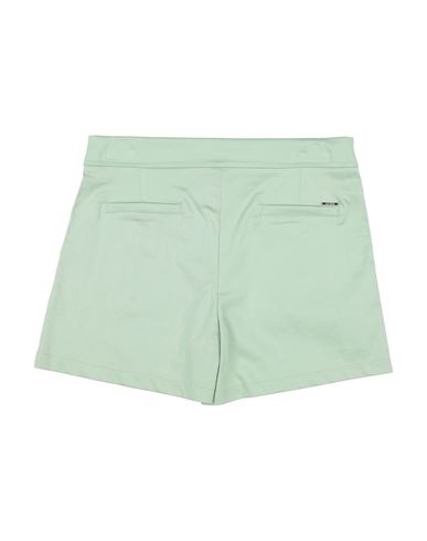 Kid Girl Shorts & Bermuda Shorts Light green Size 12 Cotton, Elastane