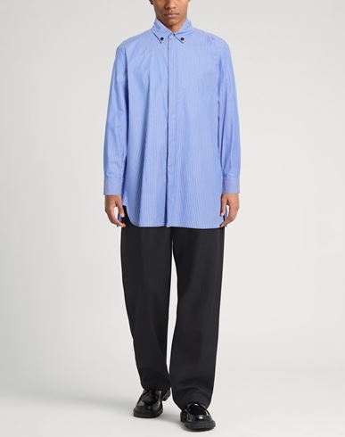 Man Shirt Blue Size S Cotton