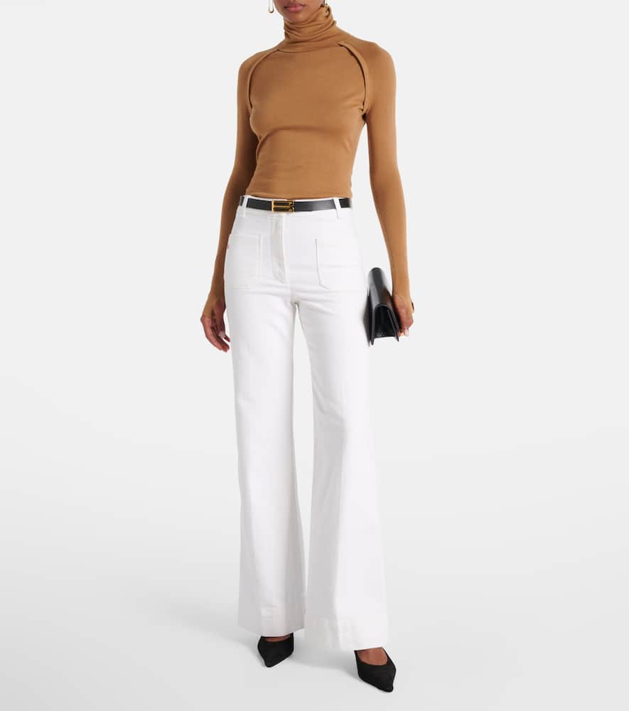 Wool turtleneck sweater