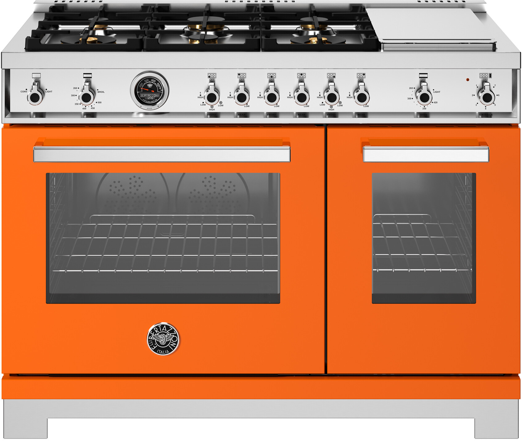 Bertazzoni Professional 48" Liquid Propane Range PRO486BTFGMARTLP