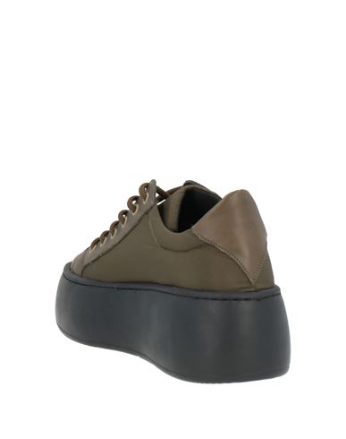 Woman Sneakers Military green Size 7 Textile fibers