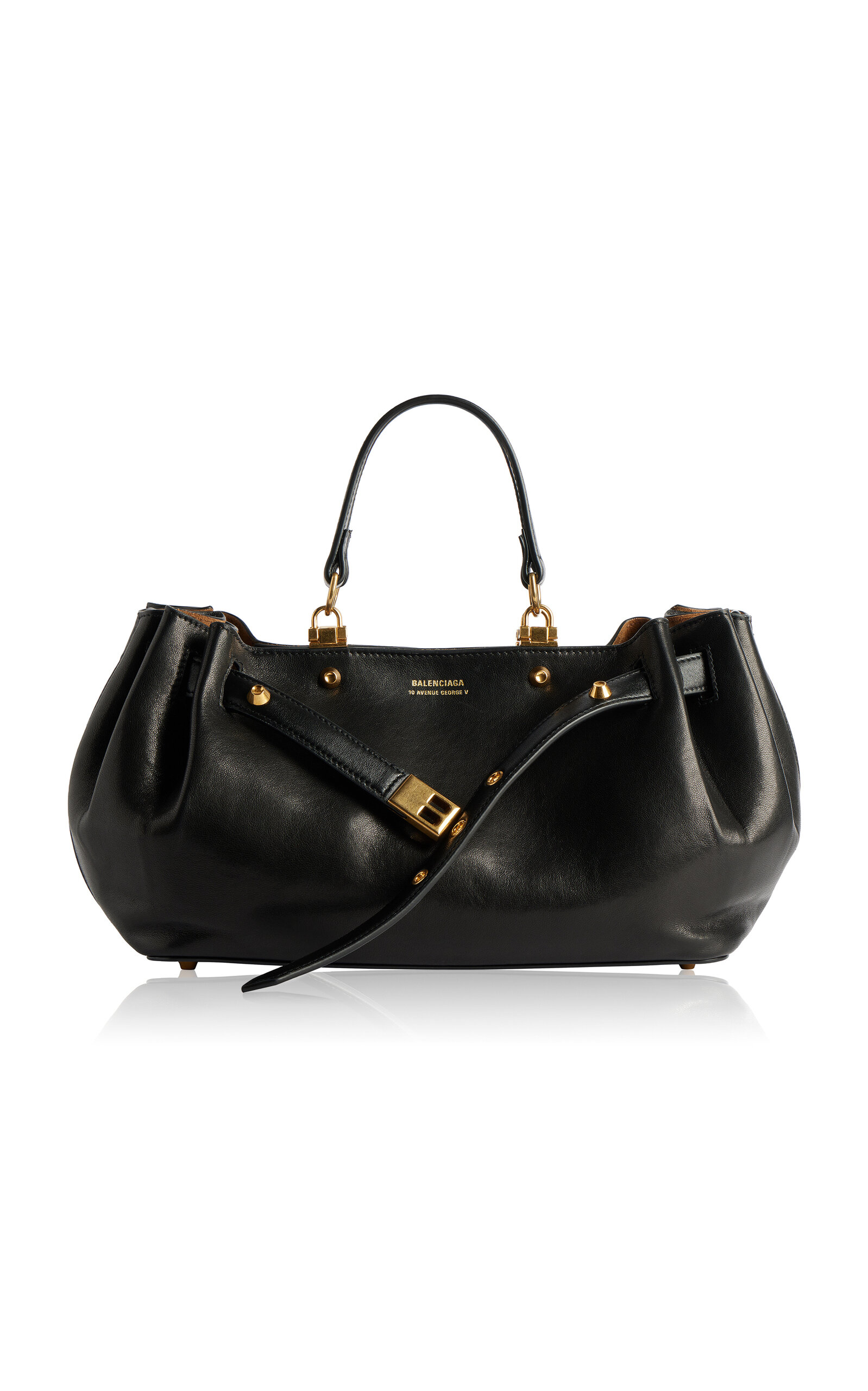 Small Fan Leather Carryall Bag - Moda Operandi