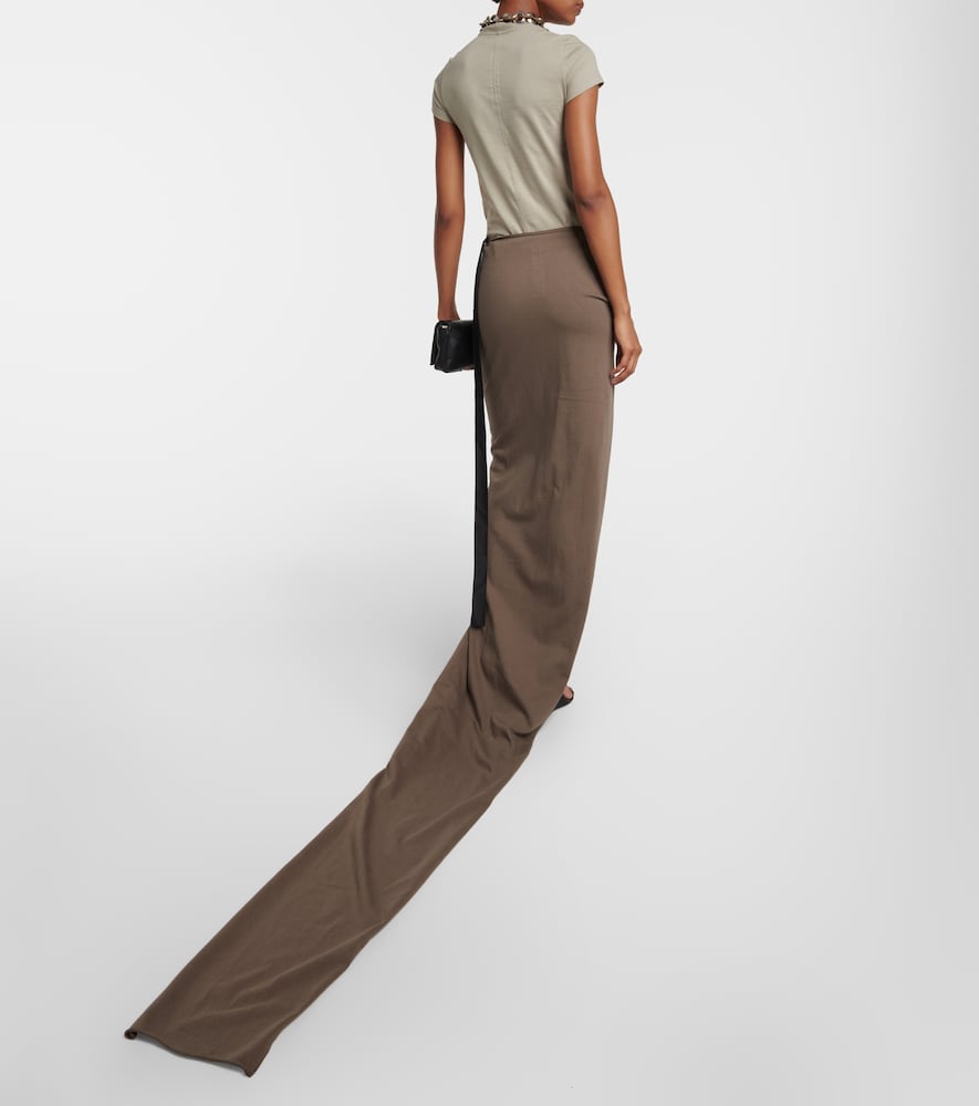 DRKSHDW cotton maxi skirt