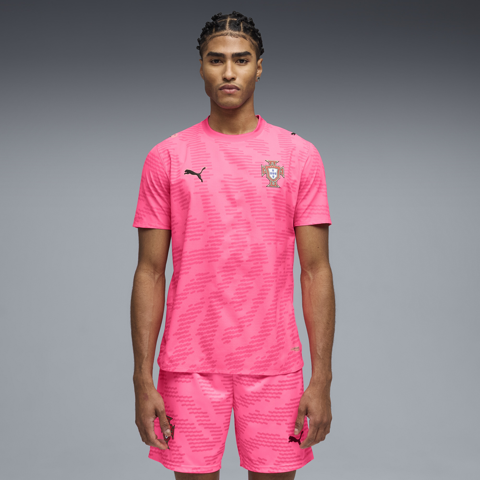 PUMA x PORTUGAL x SALEHE BEMBURY Men's Authentic Goalkeeper Jersey in Pink
