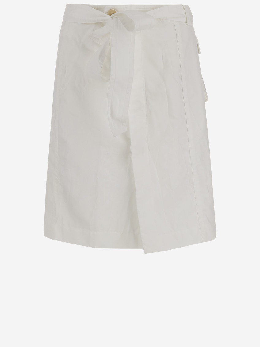 Wallet Skirt Made Of Cotton Blend