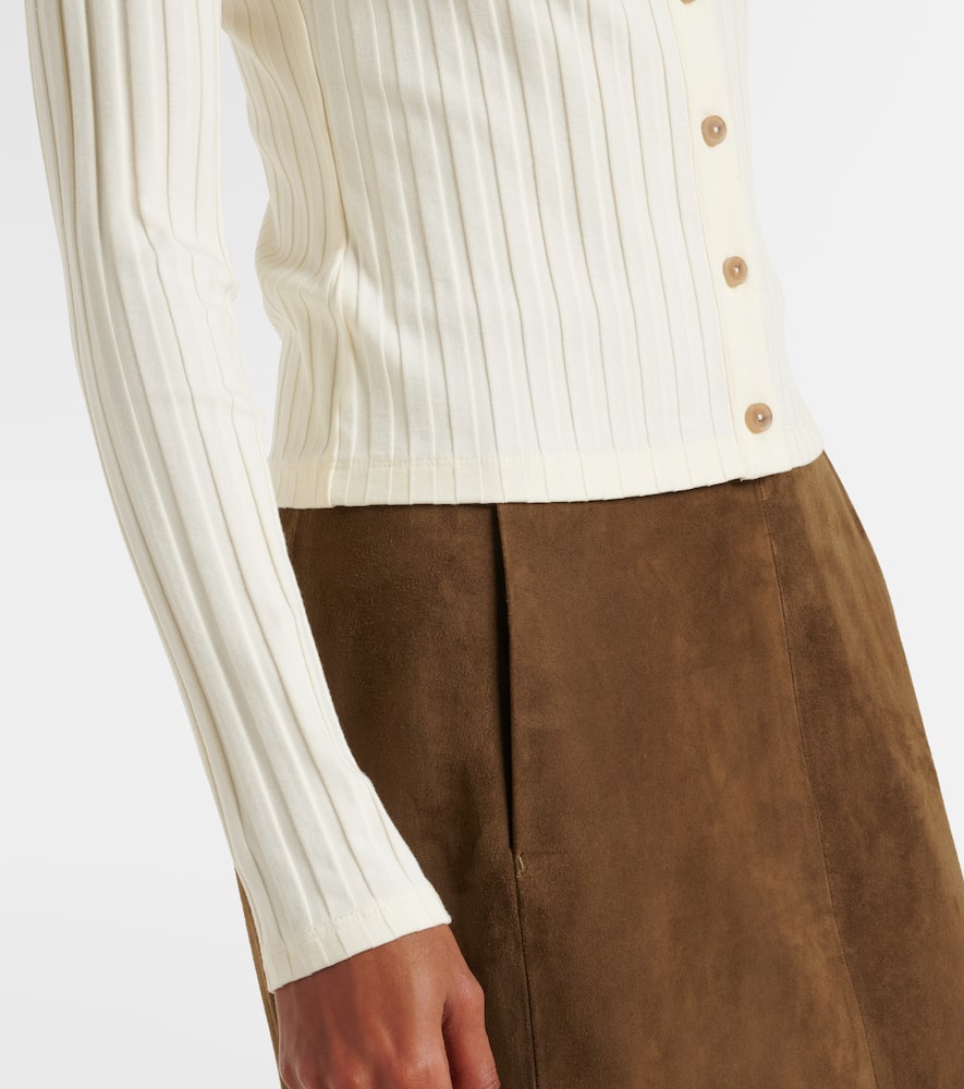 Vince Ribbed-knit cardigan