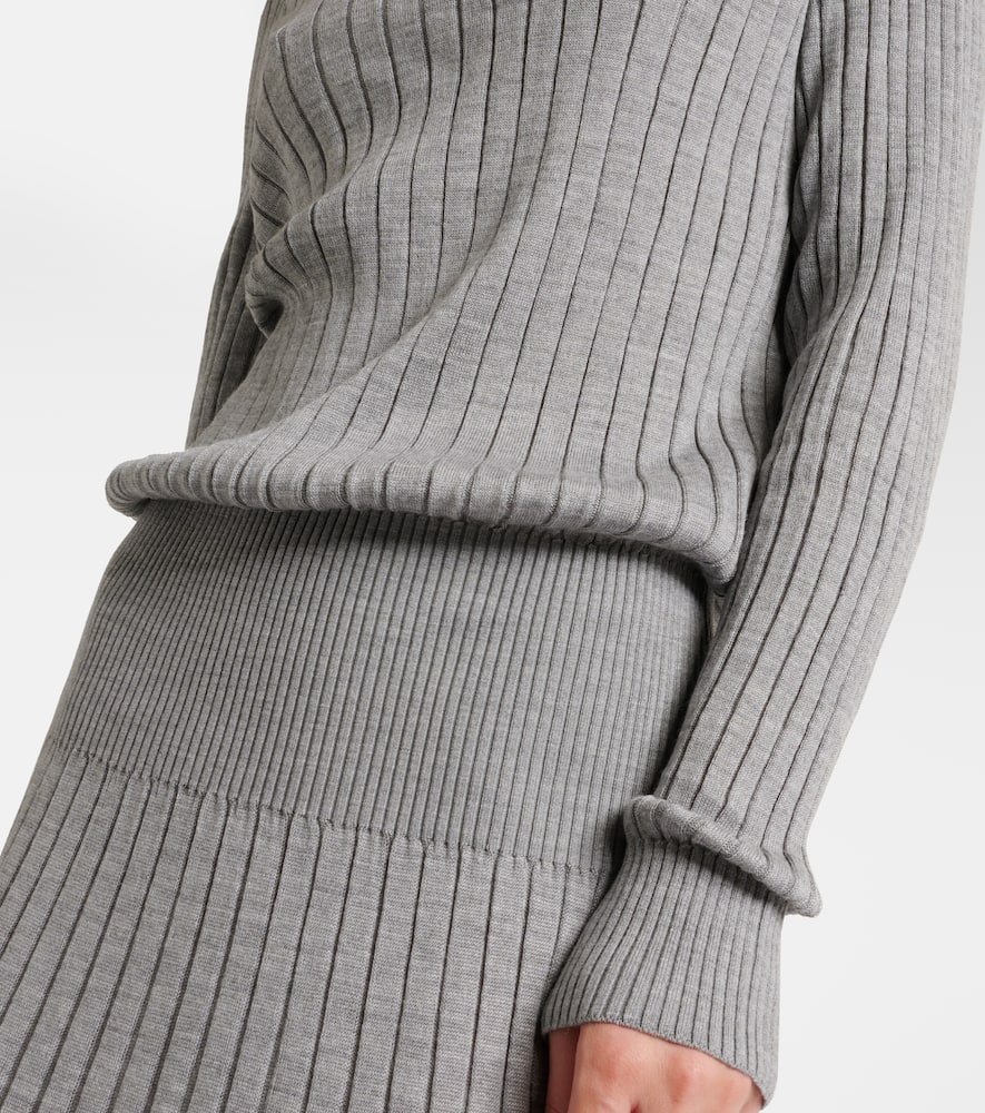 Eden wool-blend midi dress