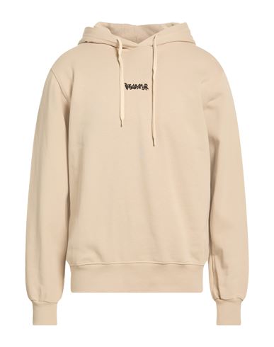 Man Sweatshirt Beige Size S Cotton