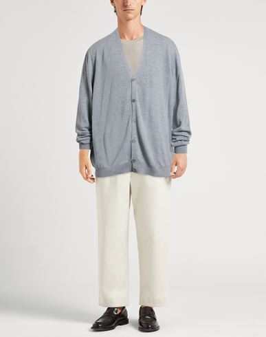 Man Cardigan Grey Size 50 Virgin Wool
