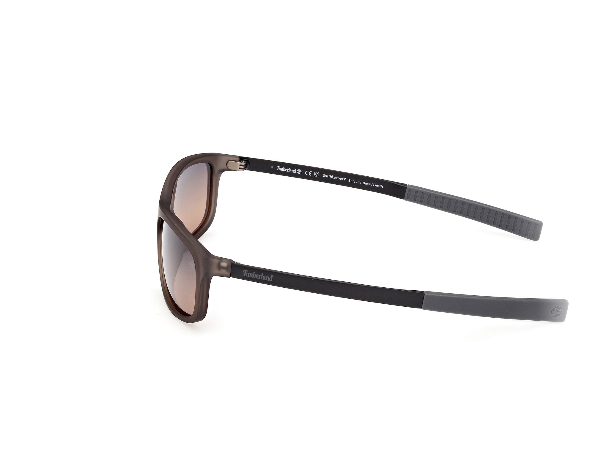 Timberland Hombre Timberland TB00062-H 20D Gafas de sol Inyectado Gris Fumar Cuadrada Polarizado