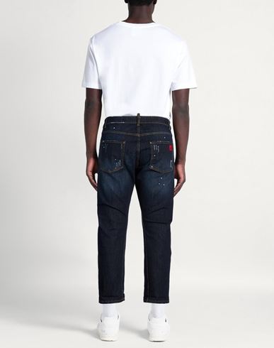 Patriòt Man Jeans Blue Size 42 Cotton, Elastane