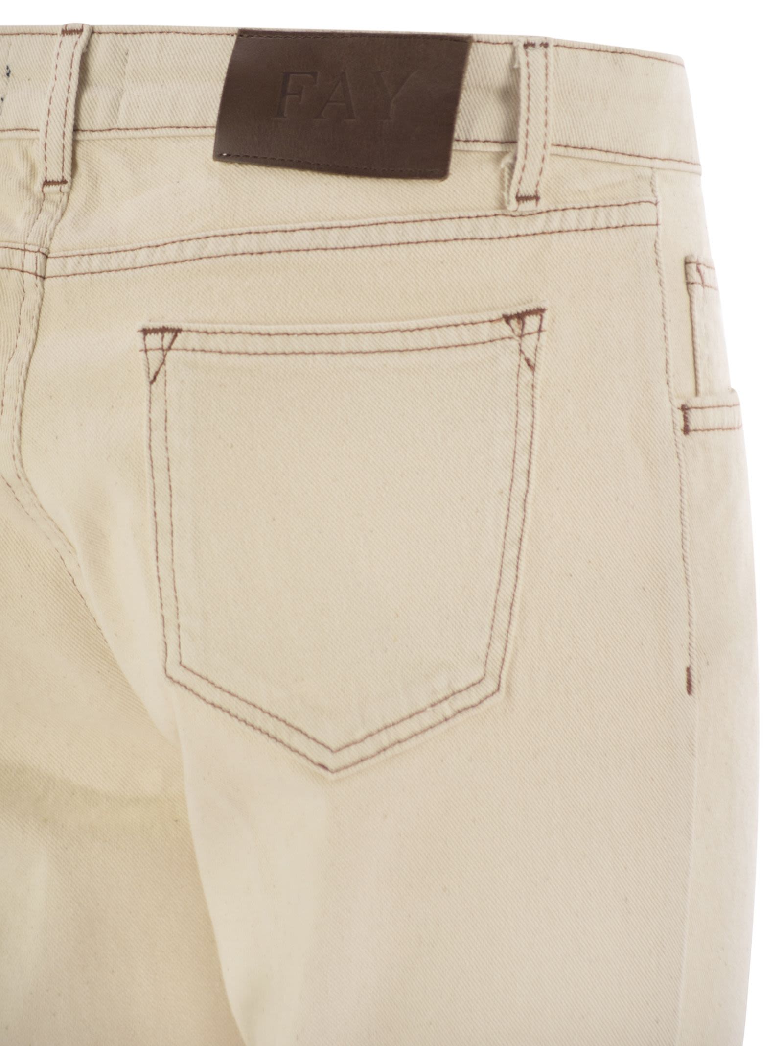 Fay Denim 5 Pocket Trouser