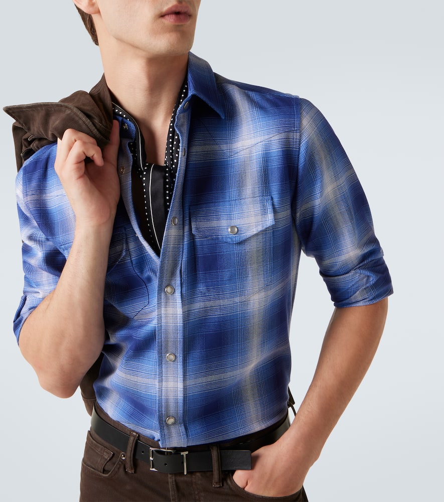 Checked cotton shirt