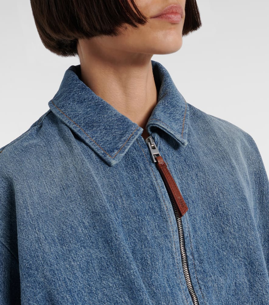 Loewe Draped denim jacket