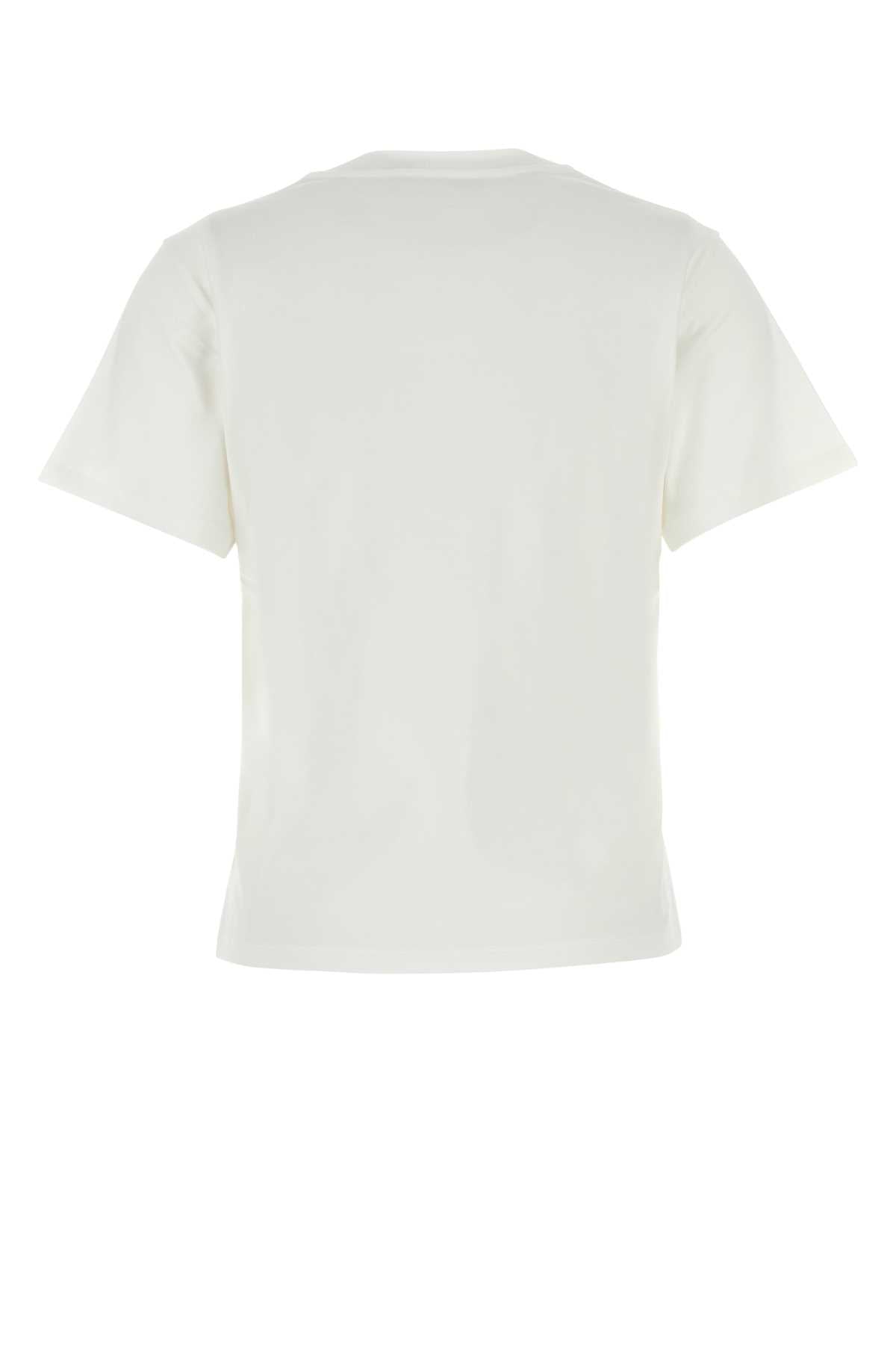 Weekend White Cotton Venaco T Shirt