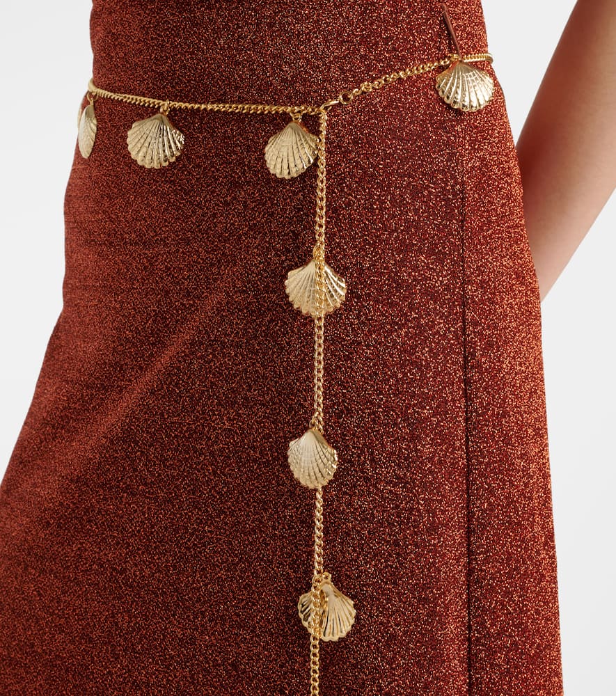 Oséree Lumière belted maxi dress