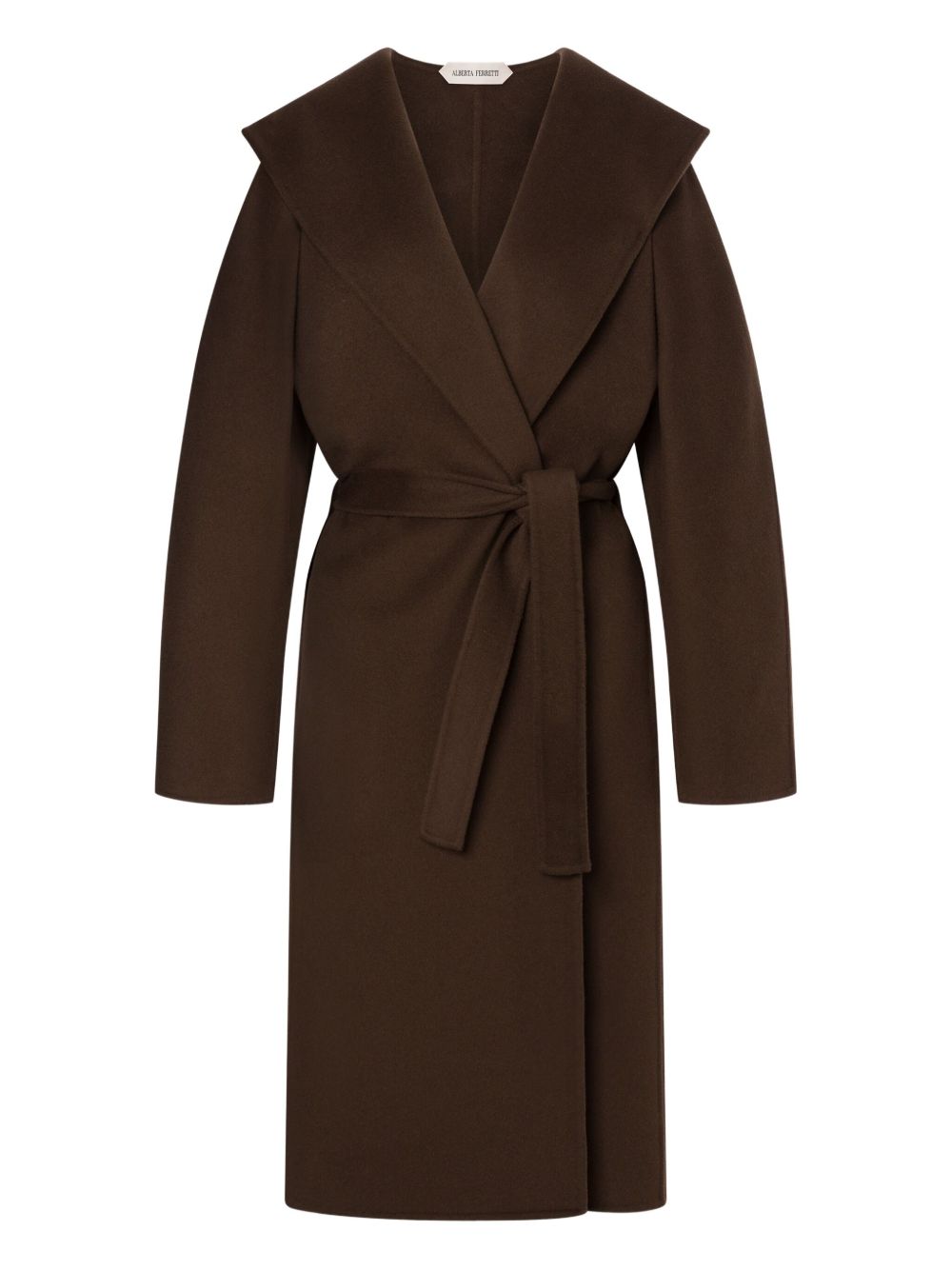 Wool-cashmere coat - Brown