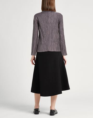 Woman Top Dark purple Size 10 Lyocell, Silk
