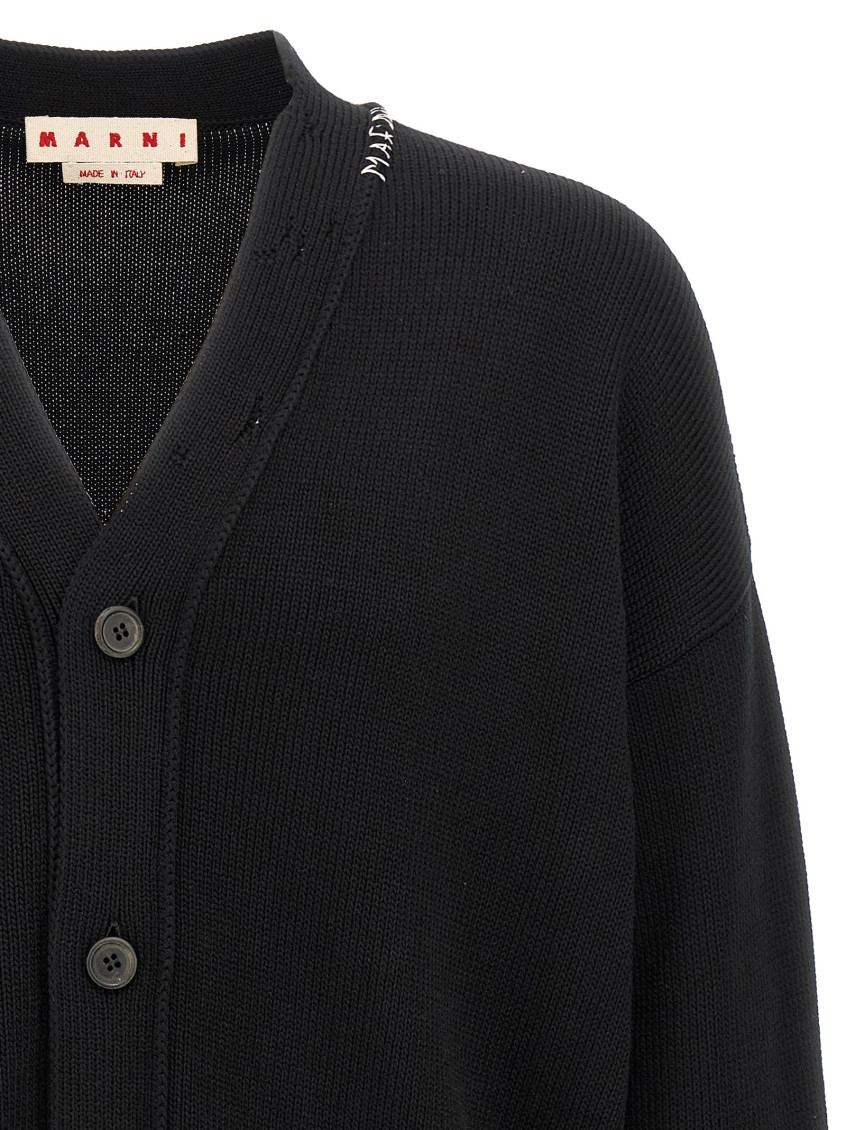 Dishevelled jumper - Black