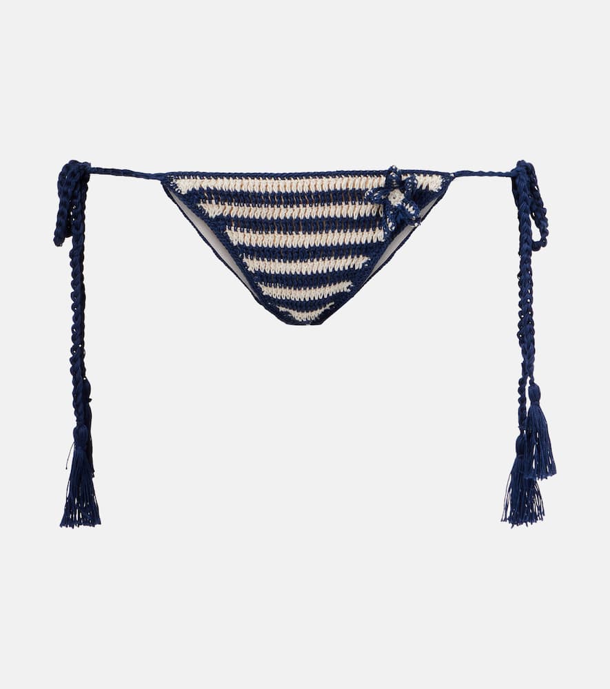 Gabrielle crochet cotton bikini bottoms