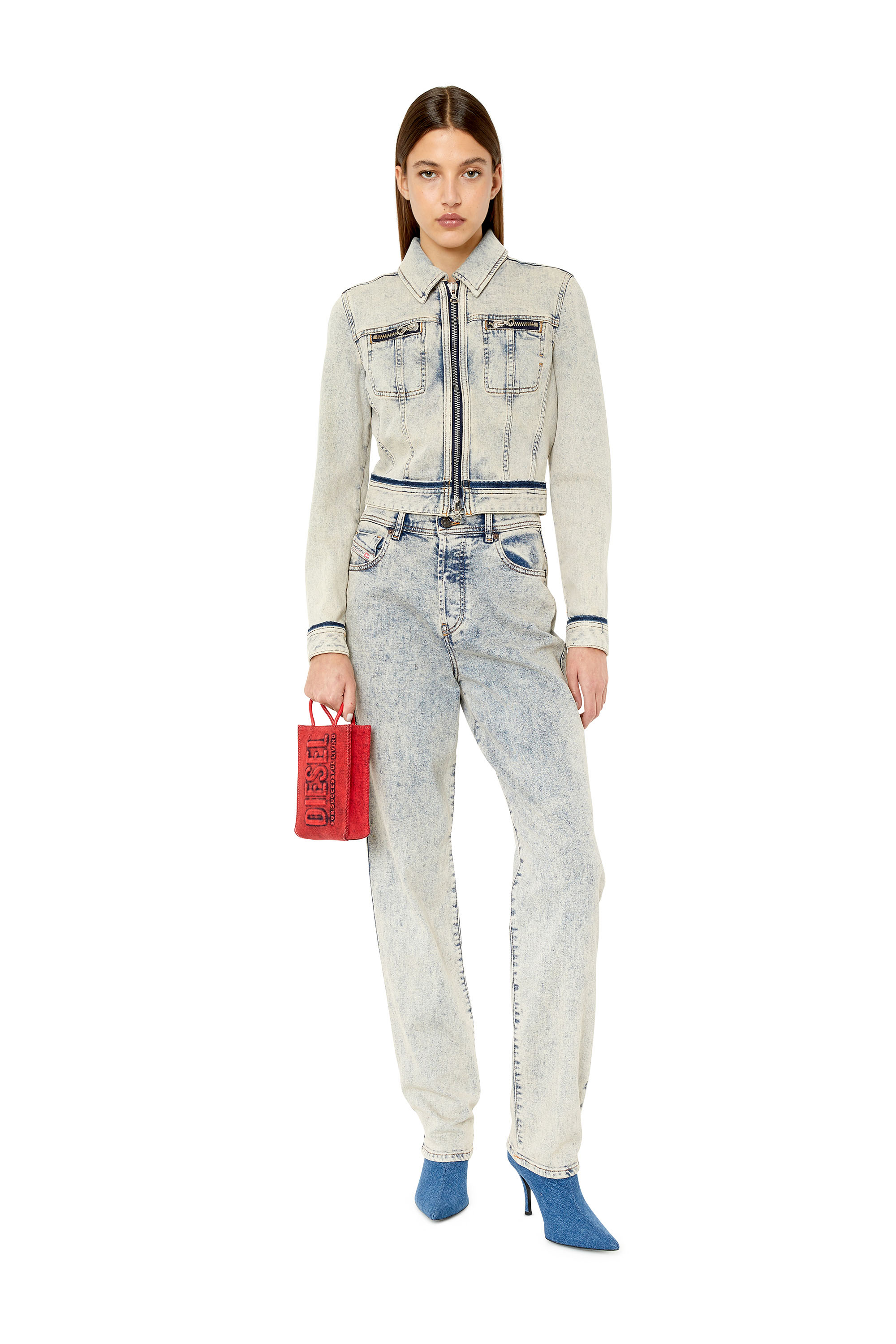 Straight Jeans - 1956 D-Tulip - Jeans - Woman - Blue