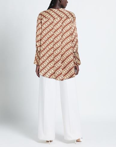 Woman Top Brown Size 4 Cotton, Linen, Modal