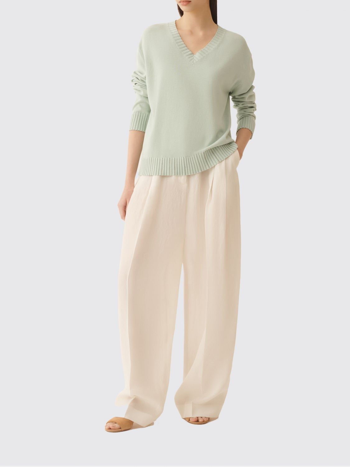 Sweater Woman color Green