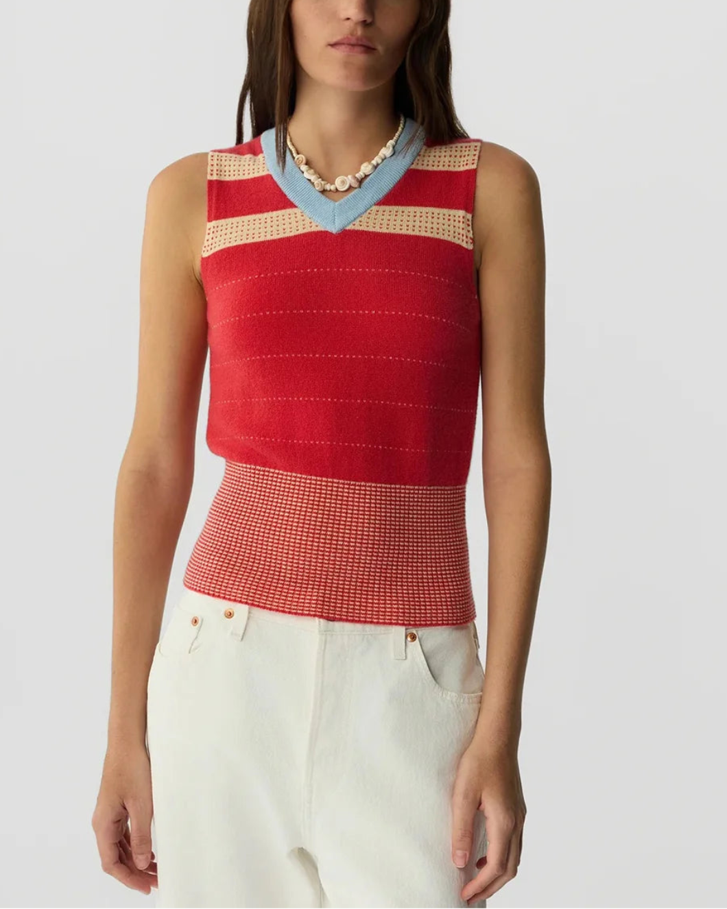 Collegiate Stripe Vest