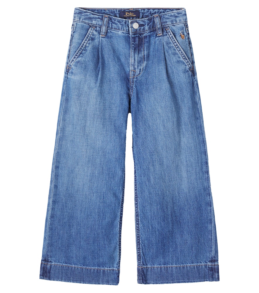 High-rise wide-leg jeans