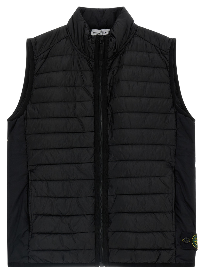 Boys Black Quilted Jacket