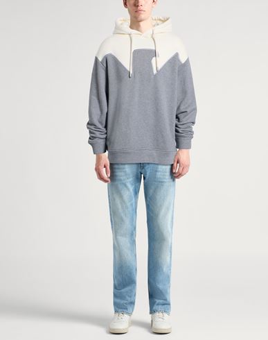 Man Sweatshirt Light grey Size L Cotton
