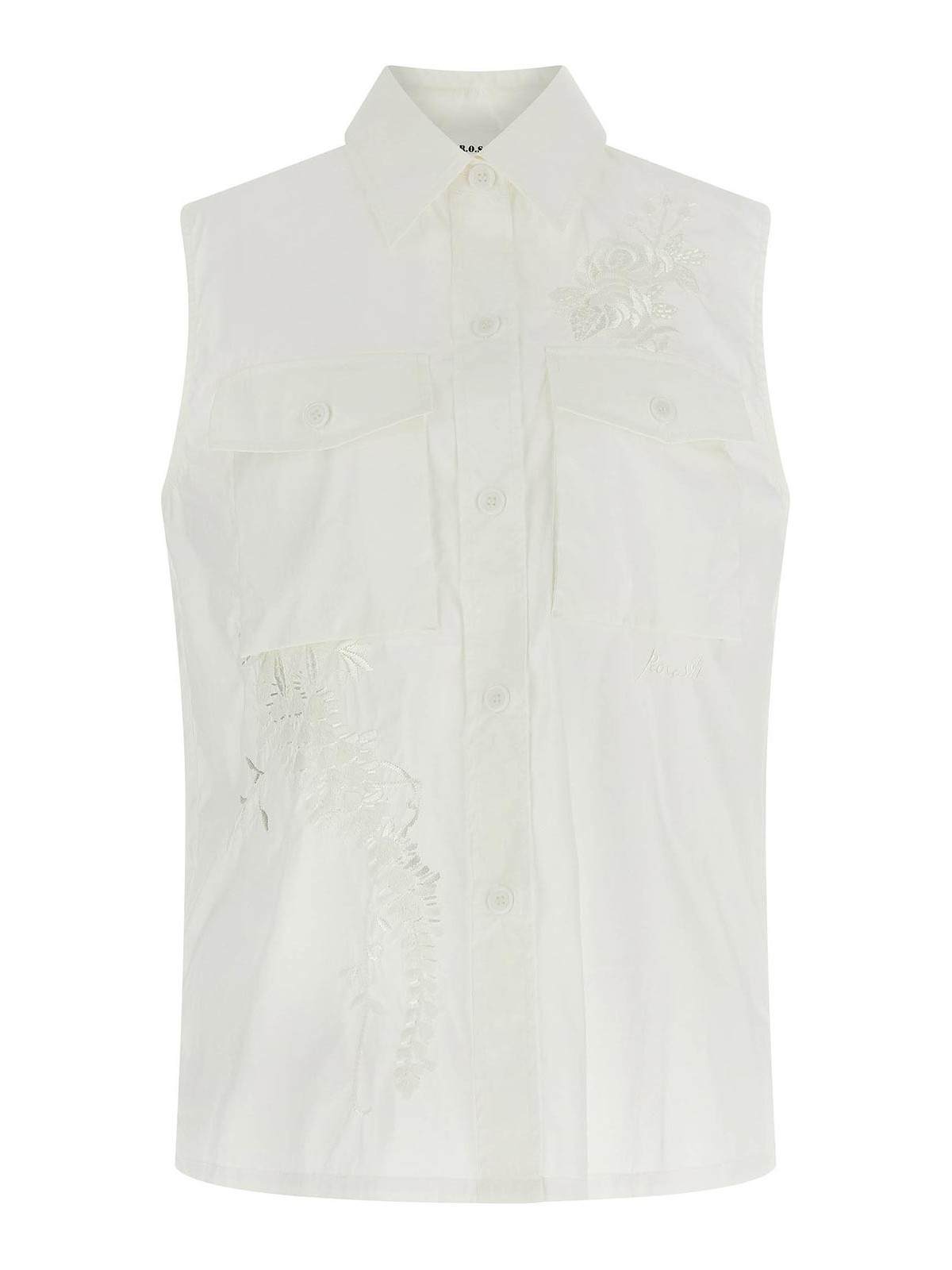 P. A.R. O.S. H. Ninja26 Shirt And Blouse White