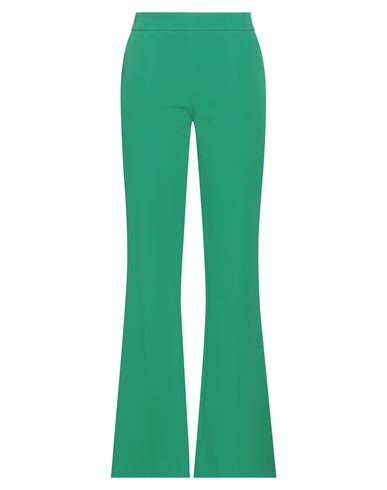 Kocca Woman Pants Green Size 6 Polyester, Elastane