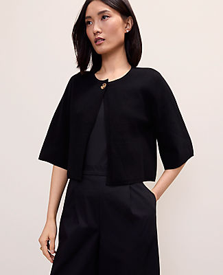 Ann Taylor Crew Neck Sweater Cape