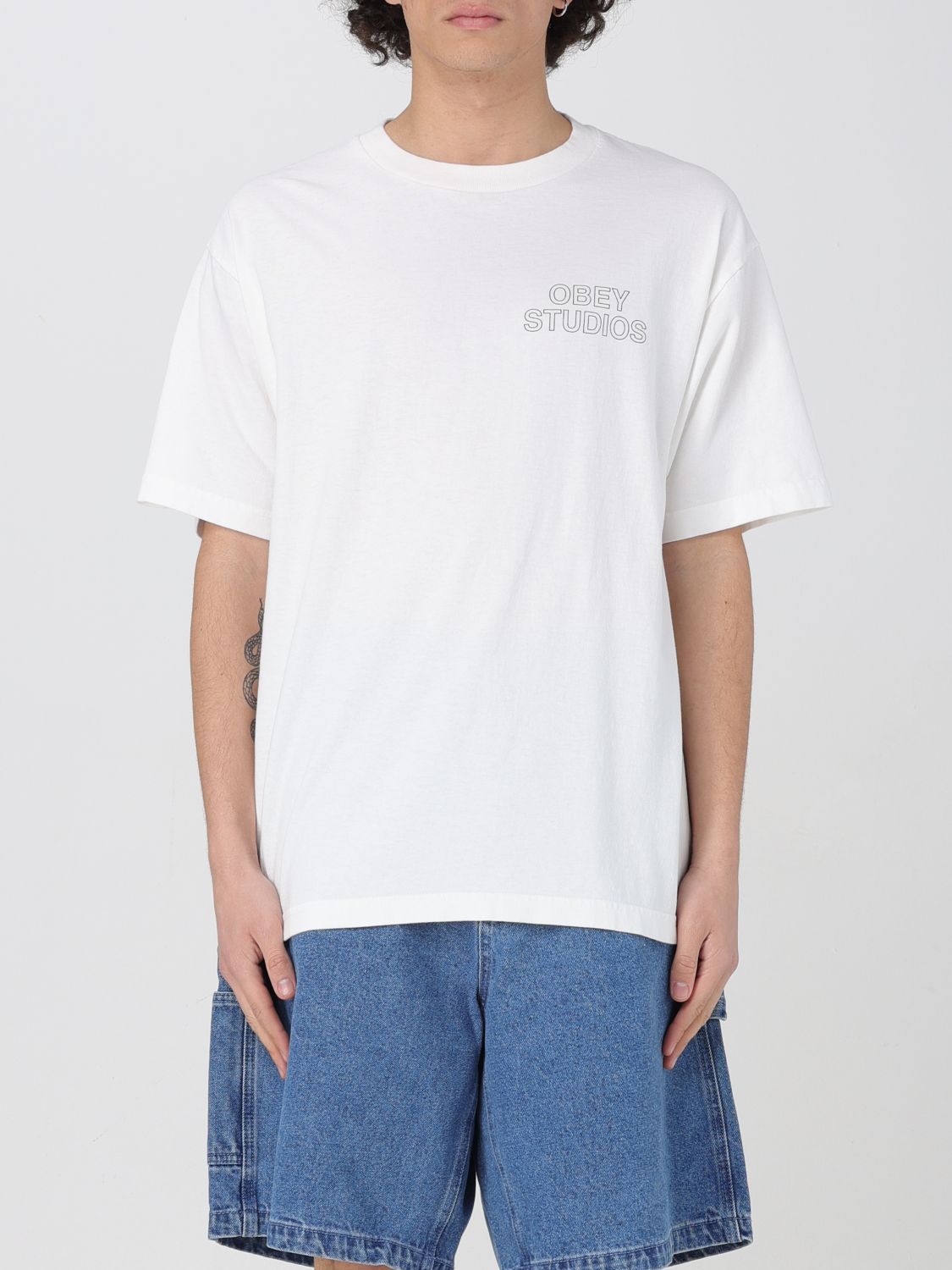 T-Shirt OBEY Men color White