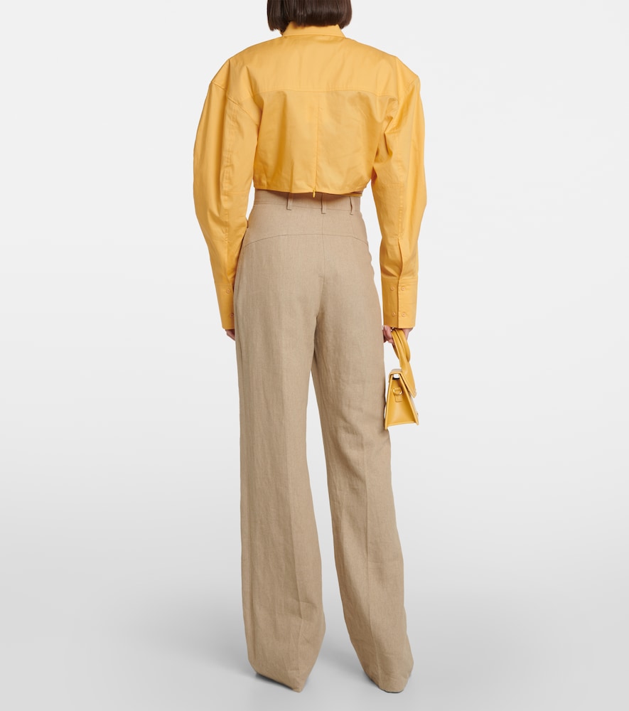 Jacquemus La Chemise Plidao cotton poplin shirt