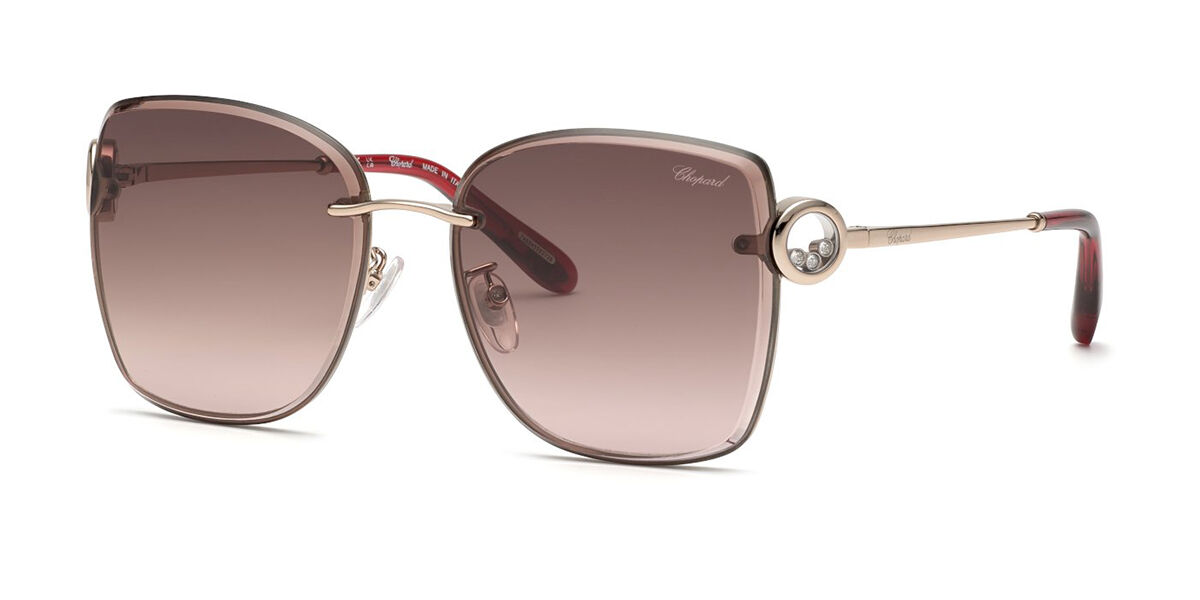 Chopard SCHL29S 0A39 Men's Sunglasses Gold Size 58