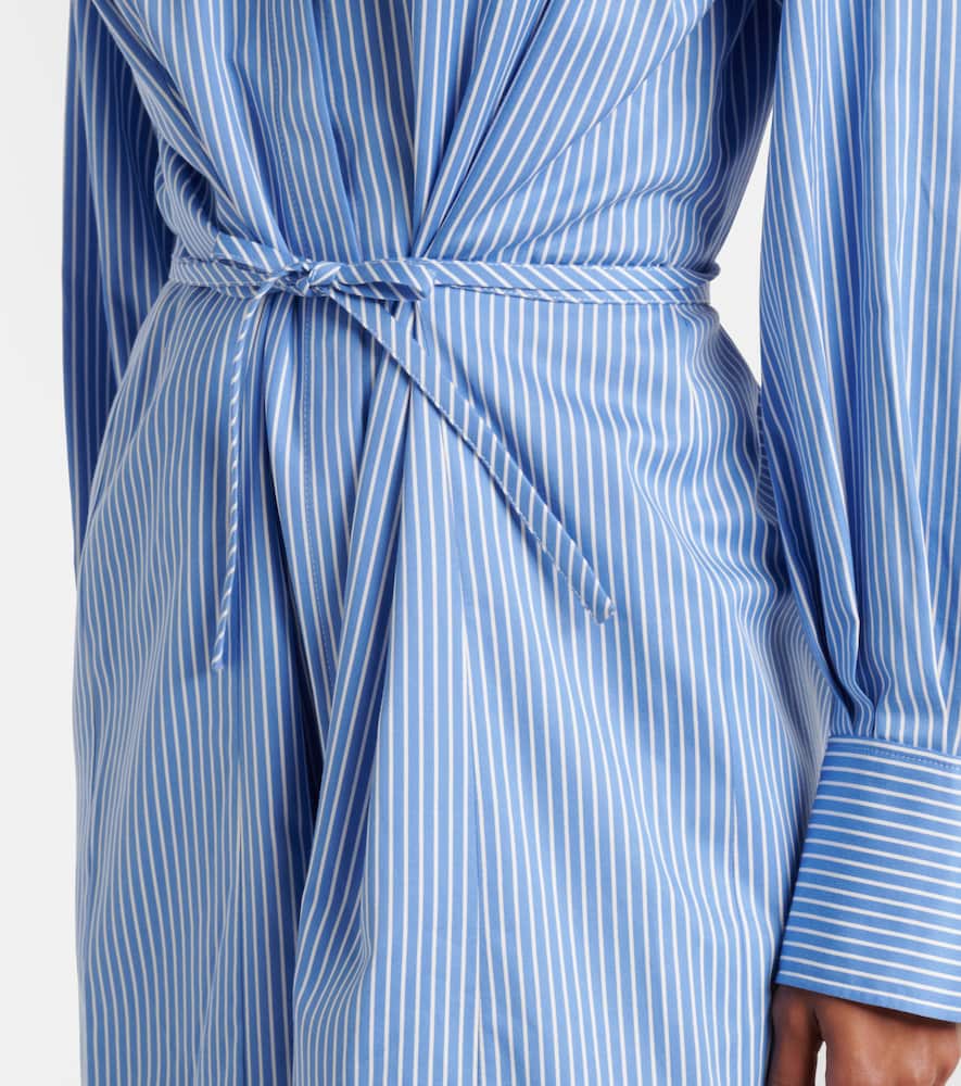 Floyd pinstripe cotton poplin shirt dress