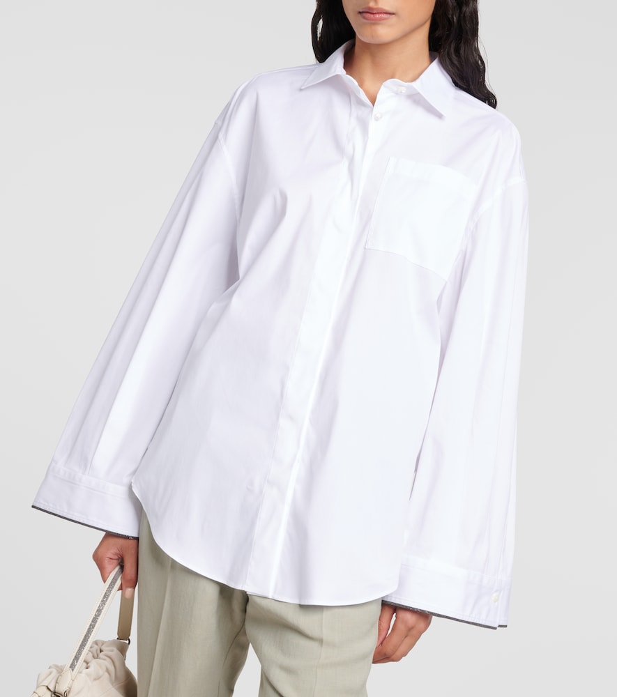 Cotton-blend shirt
